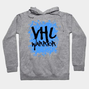 VHL Warrior - Von Hippel-Lindau Disease Design - Graffiti Style - Blue Hoodie